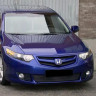 Решетка радиатора "Sport" (без сетки) var №2 (под логотип) для Honda Accord VIII (2008-2010) купить недорого с доставкой в Бузулук