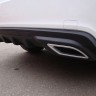 Диффузор заднего бампера var №2 (текстурный пластик) для Chevrolet Cruze (2008-2012) купить недорого с доставкой в Бузулук