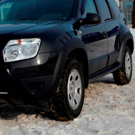 Молдинги дверей №2 "КАРТ" для Renault Duster дорестайлинг до 2015 г.в. (без комплектации) купить недорого с доставкой в Бузулук