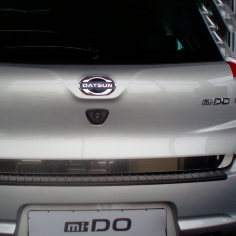 Защитная накладка на задний бампер "АртФорм" для Datsun Mi-Do (2014-н.в.) купить недорого с доставкой в Бузулук